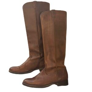 Frye Brown Heeled Boots